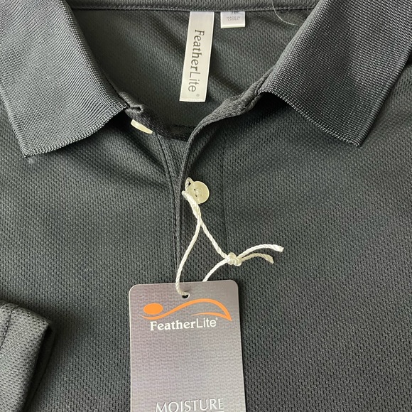 Featherlite gray polo mens / 2xl - Picture 1 of 4